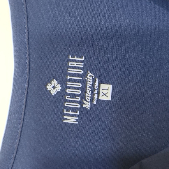 Med Couture Maternity Blue Scrub Size XL - Picture 5 of 7